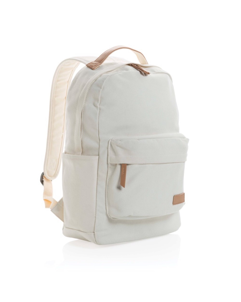 Tassen & Zakken 4DO Impact AWARE™ 16 oz. recycled canvas laptop rugzak voor bedrukking &amp; borduring