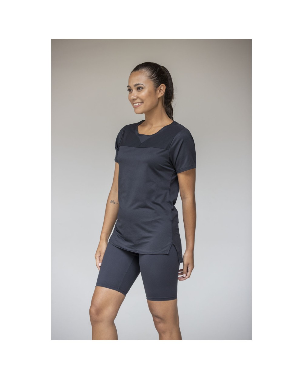 T-shirts ELEVATE Borax Dames T-shirt met korte mouwen, cool fit, GRS gerecycled voor bedrukking &amp; borduring