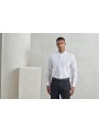 PREMIER Men´s Banded Collar Grandad Long Sleeve Shirt  personnalisable