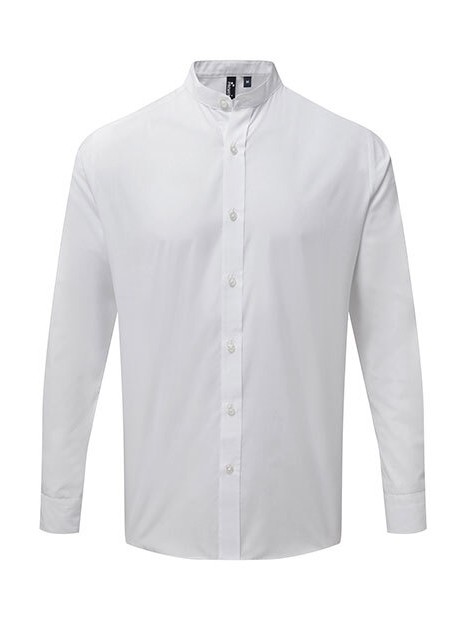 PREMIER Men´s Banded Collar Grandad Long Sleeve Shirt /api/colors/7a92cd2d-10d2-40b4-928b-296bb7487506 personnalisable