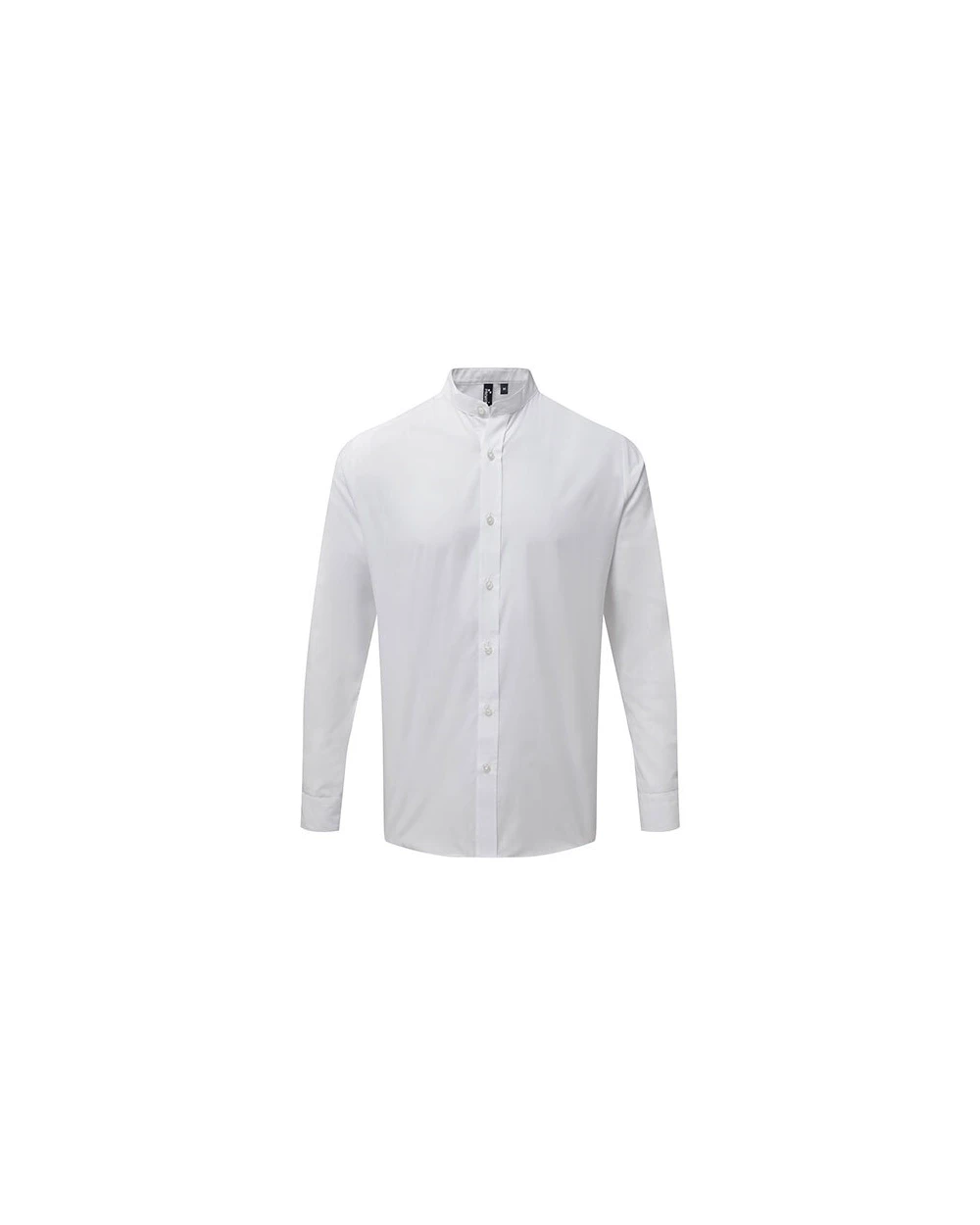 PREMIER Men´s Banded Collar Grandad Long Sleeve Shirt Hemden personalisierbar