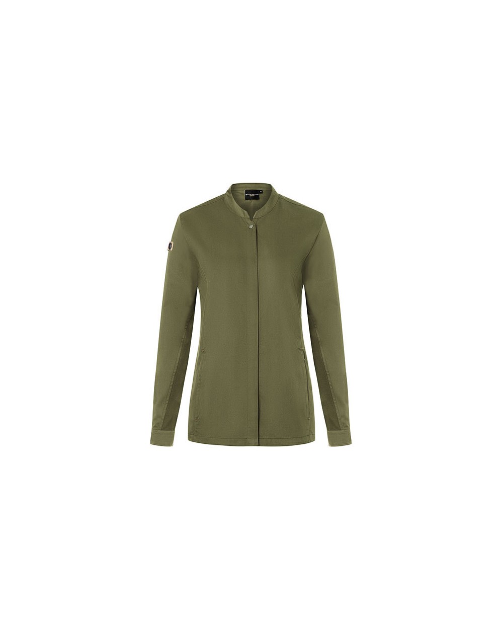 Jassen KARLOWSKY Ladies Chefs Jacket Green-Generation voor bedrukking &amp; borduring