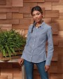PREMIER Ladies' long sleeve microcheck gingham shirt Hemden personalisierbar