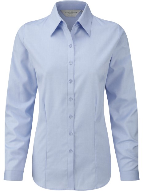 RUSSELL Chemise femme manche longues à chevrons /api/colors/4c8673c9-9f30-4885-8015-c784ca13e566 personnalisable