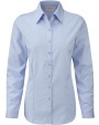 RUSSELL Ladies Long Sleeve Herringbone Shirt Hemden personalisierbar