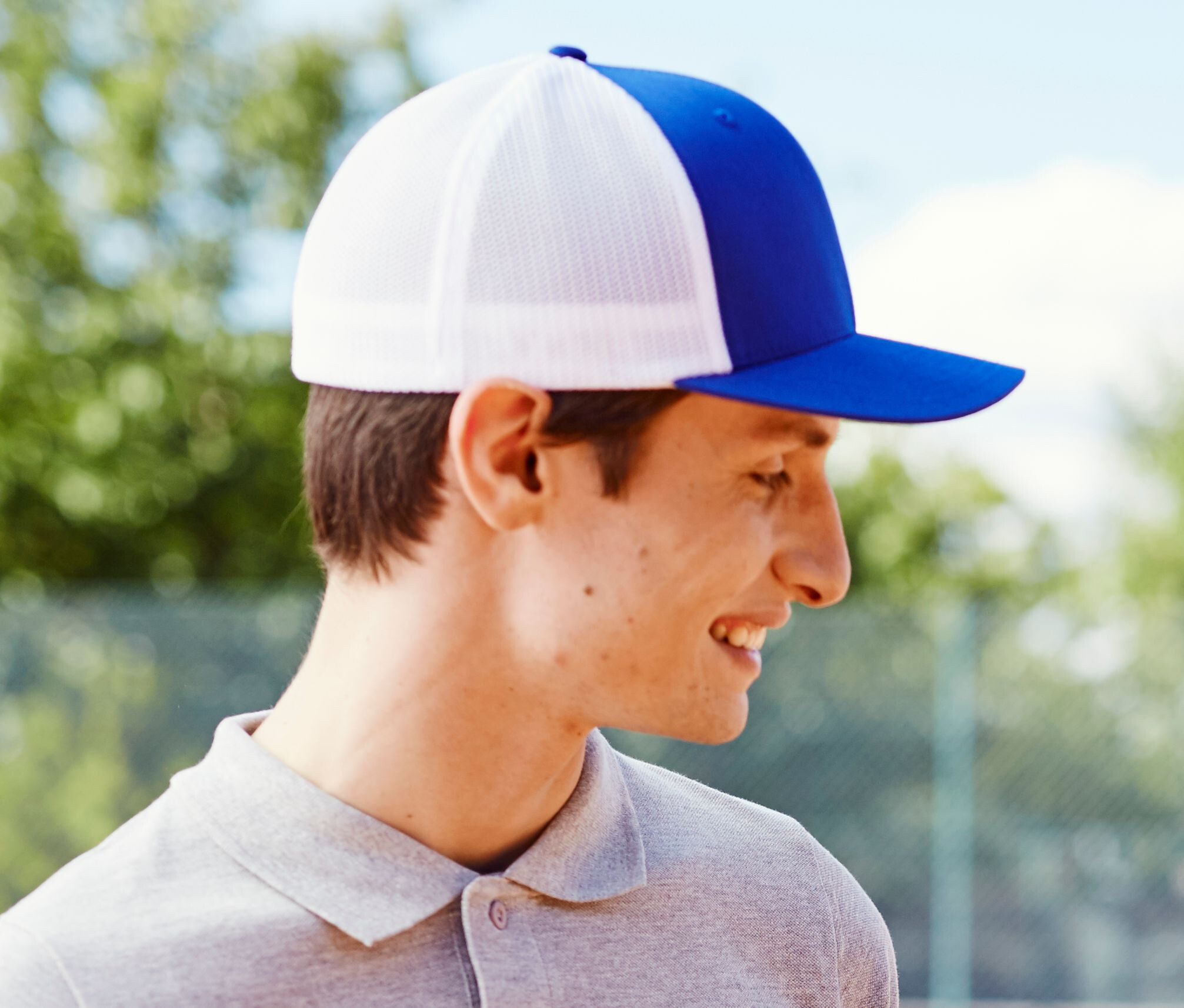 Petjes FLEXFIT FLEXFIT MESH TRUCKER 2-TONE voor bedrukking &amp; borduring