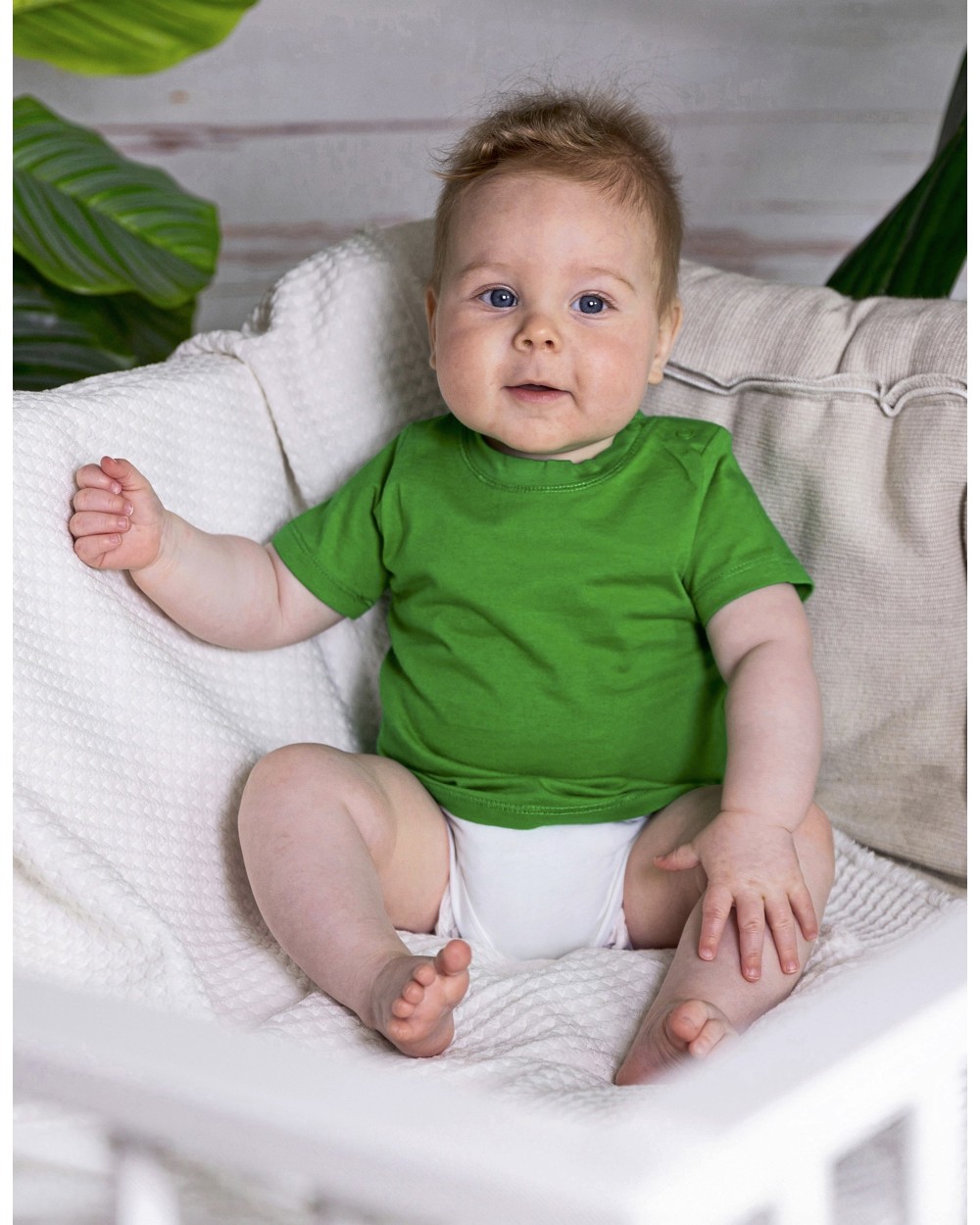 T-Shirts personnalisable LINK KIDS WEAR Organic Baby T-Shirt Short Sleeve Noah 01