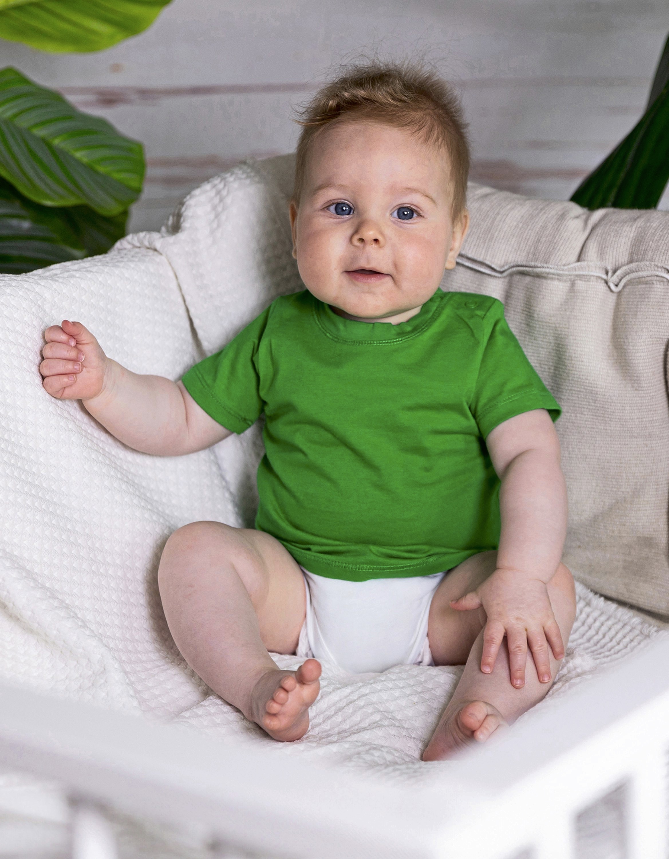 T-shirts LINK KIDS WEAR Organic Baby T-Shirt Short Sleeve Noah 01 voor bedrukking &amp; borduring