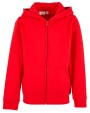 BUILD YOUR BRAND Kids´ Organic Basic Zip Hoody Sweatshirts personalisierbar