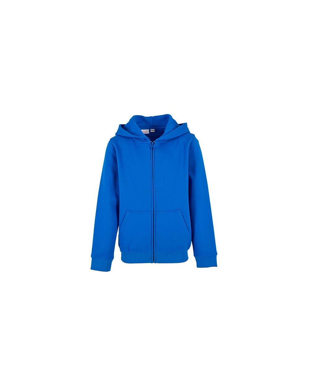 BUILD YOUR BRAND Kids´ Organic Basic Zip Hoody Sweatshirts personalisierbar