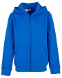 BUILD YOUR BRAND Kids´ Organic Basic Zip Hoody Sweatshirts personalisierbar