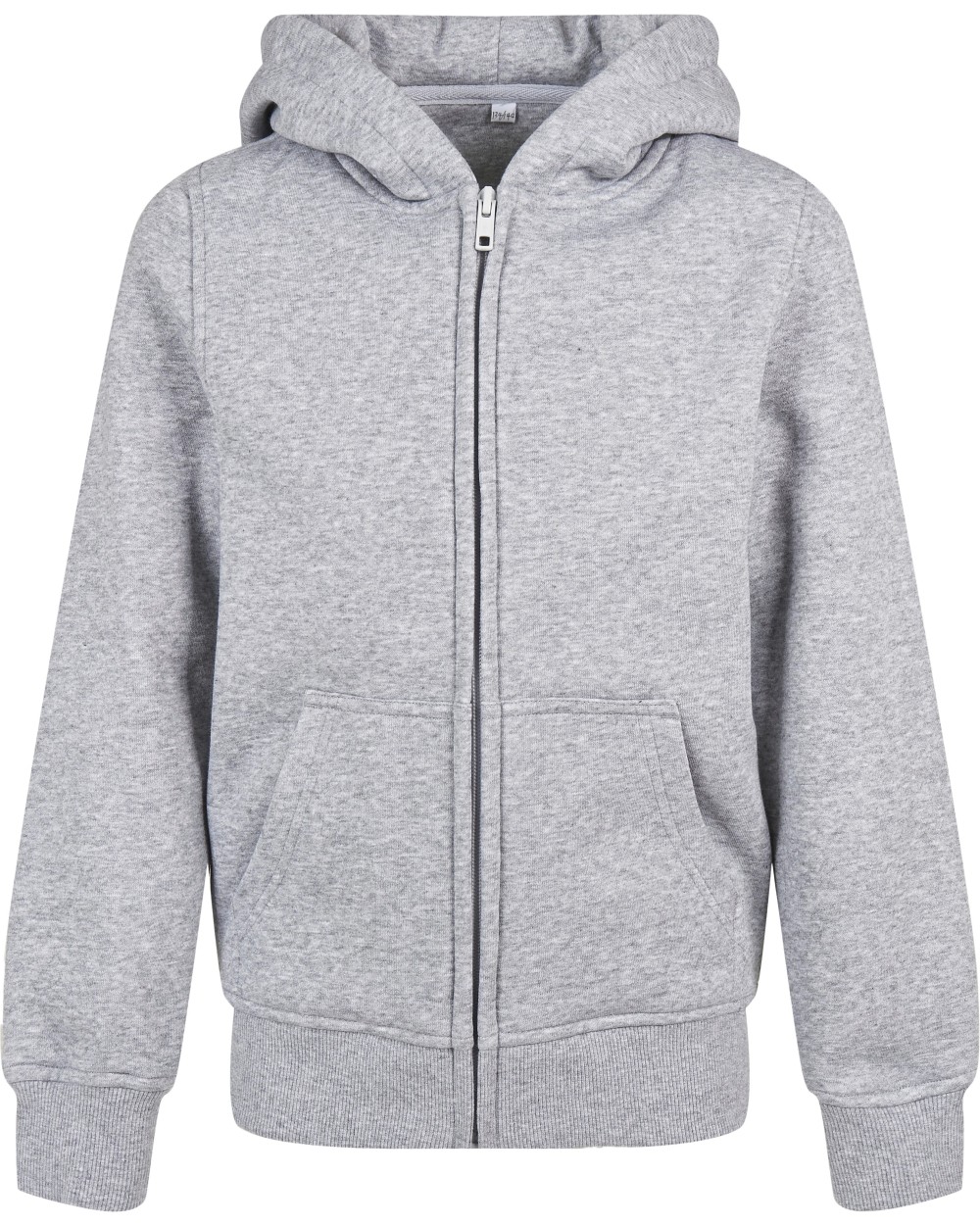 BUILD YOUR BRAND Kids´ Organic Basic Zip Hoody Sweatshirts personalisierbar