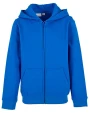 BUILD YOUR BRAND Kids´ Organic Basic Zip Hoody Sweatshirts personalisierbar