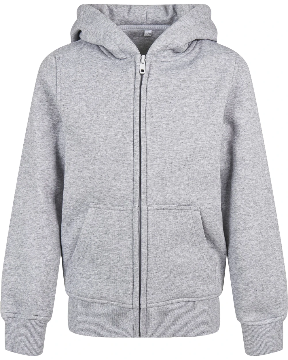 BUILD YOUR BRAND Kids´ Organic Basic Zip Hoody Sweatshirts personalisierbar