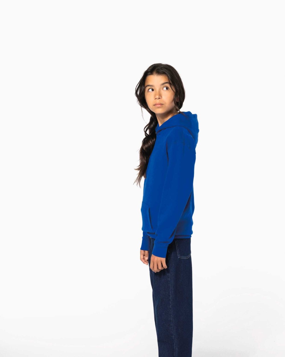 Sweaters & hoodies KARIBAN Gerecyclede kindersweater met capuchon voor bedrukking &amp; borduring