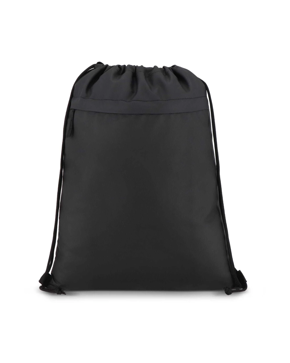 Tassen & Zakken 4DO PU gecoorde 600D gerecycled PET trekkoordtas 33 x 42 cm voor bedrukking &amp; borduring