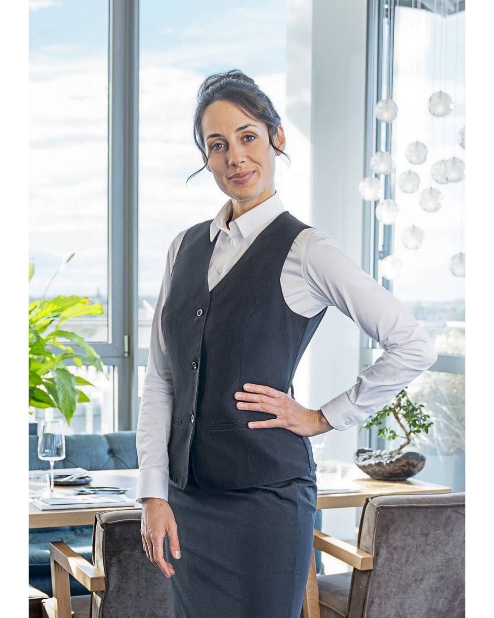 Vestes personnalisable KARLOWSKY Waistcoat Basic for Women