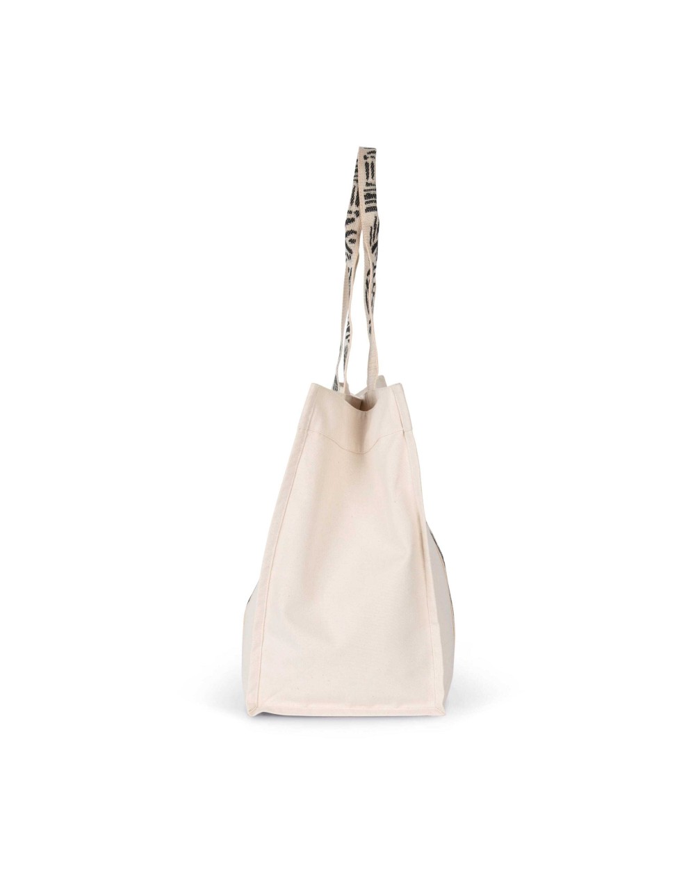 Tassen & Zakken KIMOOD Grote gerecyclede shopper met neep voor bedrukking &amp; borduring