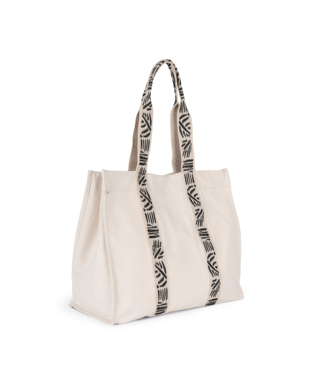 Tassen & Zakken KIMOOD Grote gerecyclede shopper met neep voor bedrukking &amp; borduring