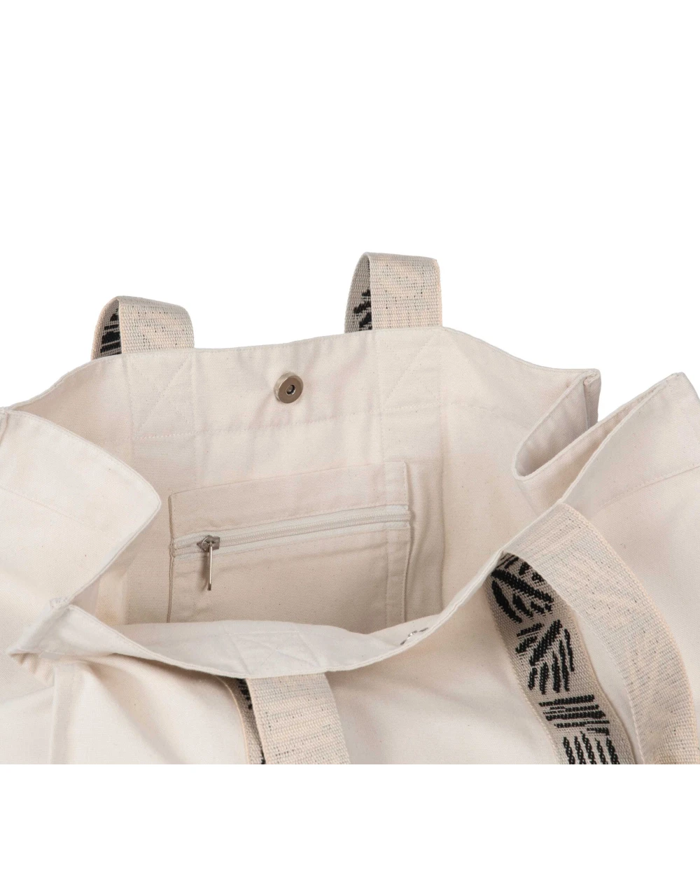 Tassen & Zakken KIMOOD Grote gerecyclede shopper met neep voor bedrukking &amp; borduring