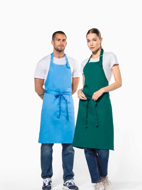 Tabliers à personnaliser KARIBAN Tablier polycoton sans poche 