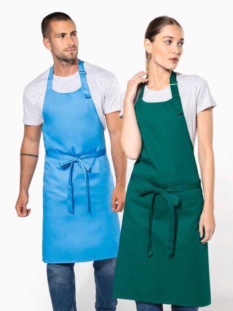 Tabliers à personnaliser KARIBAN Tablier polycoton sans poche 