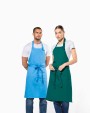 KARIBAN Schürze aus mischgewebe ohne Tasche Schürzen personalisierbar