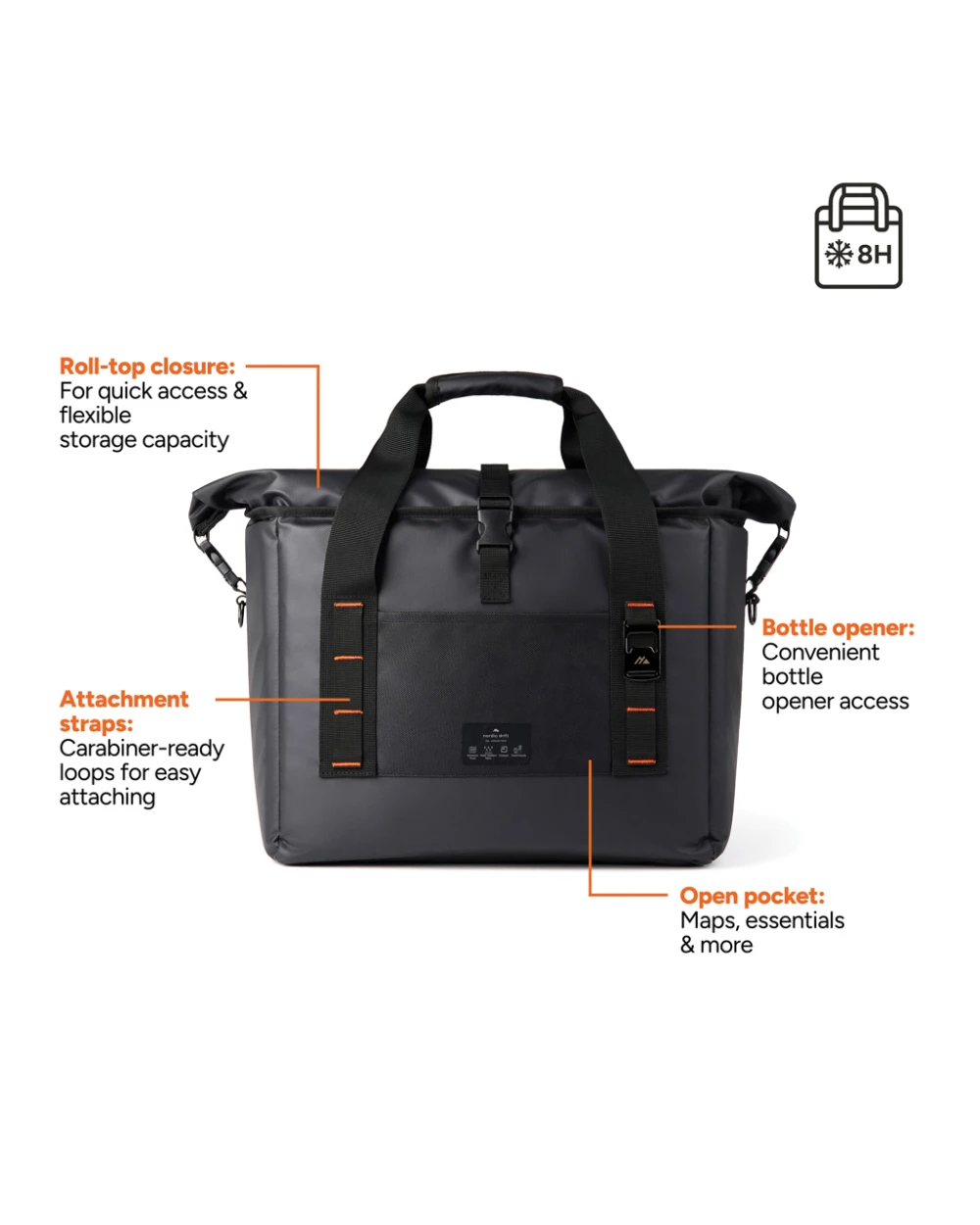 NORDIC DRIFT Nordic Drift RCS wasserabw. Kühltasche 22 Liter Taschen personalisierbar