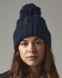 BEECHFIELD CABLE KNIT MELANGE BEANIE Mützen personalisierbar