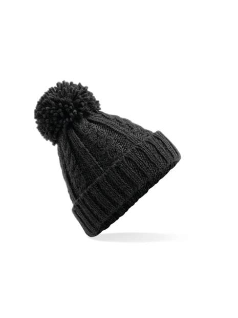 BEECHFIELD CABLE KNIT MELANGE BEANIE /api/colors/b9fdad4a-5e94-45cb-8c03-c08b349b28c3 personnalisable