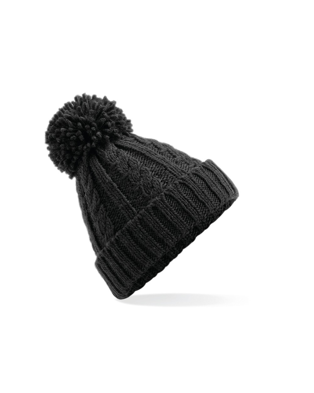 Mutsen BEECHFIELD CABLE KNIT MELANGE BEANIE voor bedrukking &amp; borduring