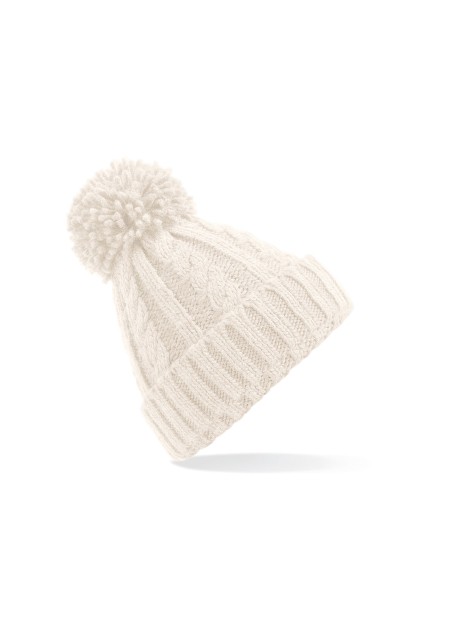BEECHFIELD CABLE KNIT MELANGE BEANIE /api/colors/ce321802-fe09-4edd-a7c4-e91803b895d5 personnalisable