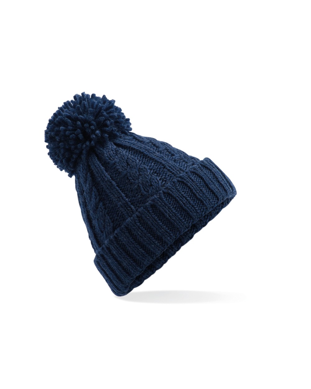 Mutsen BEECHFIELD CABLE KNIT MELANGE BEANIE voor bedrukking &amp; borduring