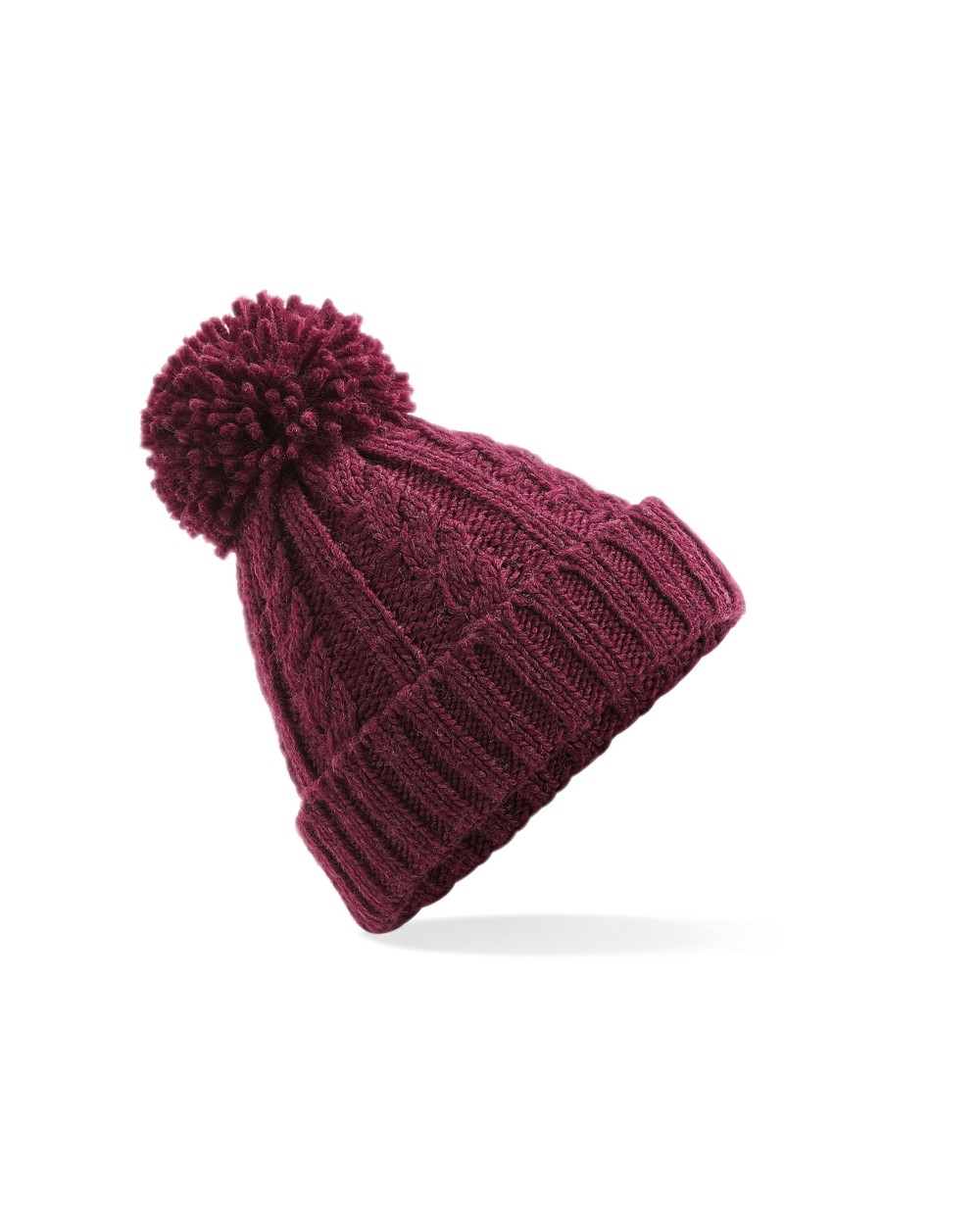 Bonnets personnalisable BEECHFIELD CABLE KNIT MELANGE BEANIE