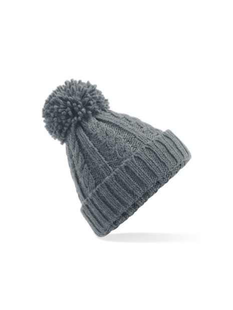 BEECHFIELD CABLE KNIT MELANGE BEANIE /api/colors/24aa43c8-39f7-4fe5-9d98-48c70f7ae002 personnalisable