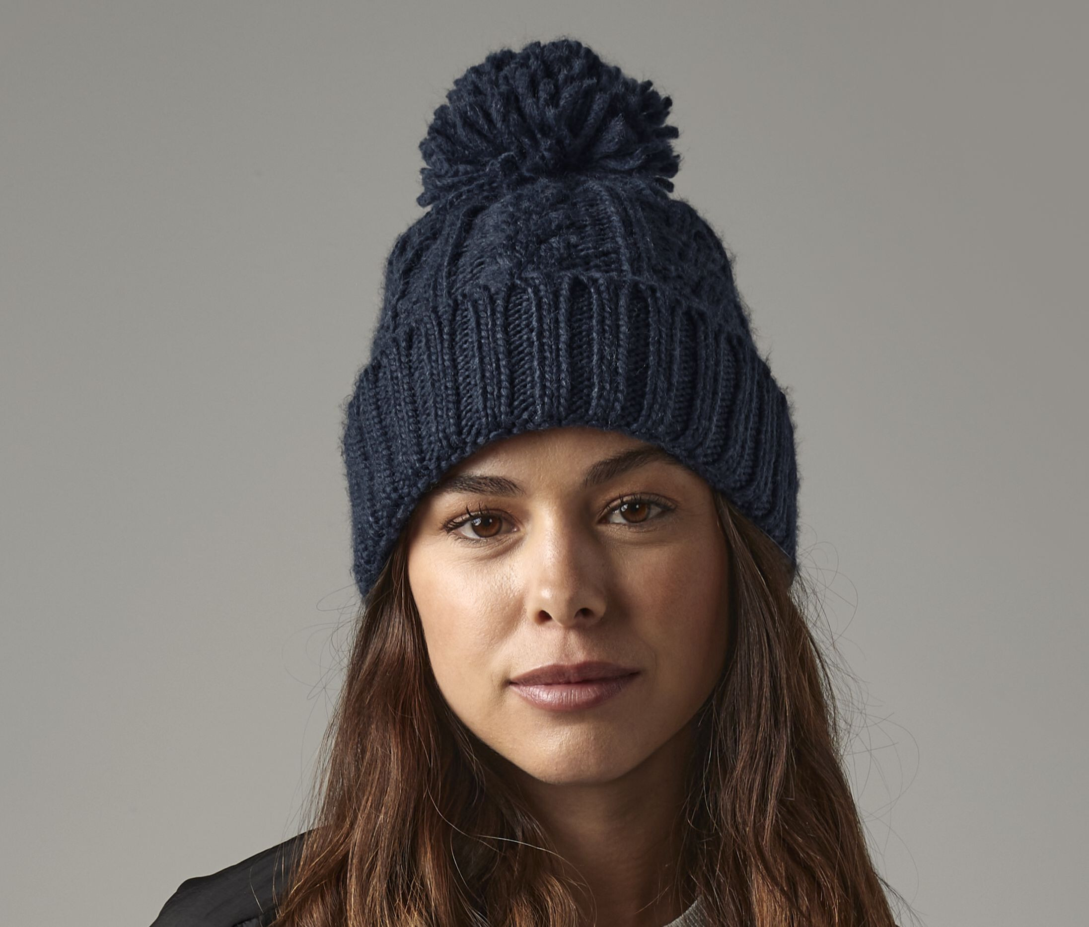 Bonnets personnalisable BEECHFIELD CABLE KNIT MELANGE BEANIE