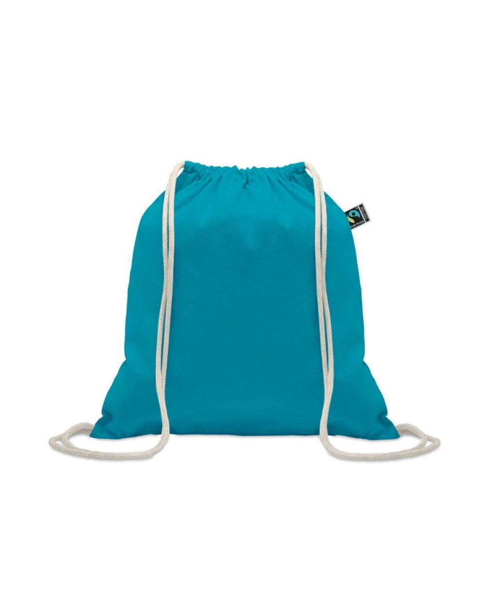 Tassen & Zakken 4DO Fairtrade trekkoordtas 180g voor bedrukking &amp; borduring