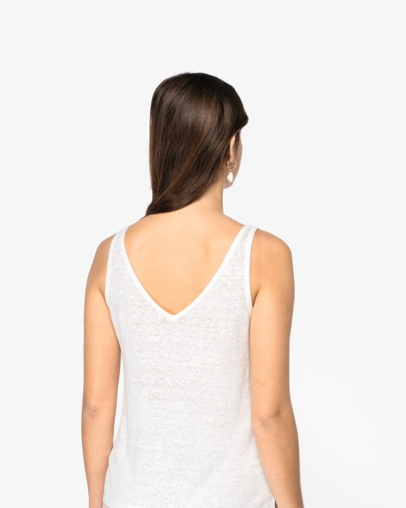 T-Shirts personnalisable SPASSO Débardeur en lin femme