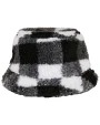 FLEXFIT Sherpa Check Bucket Hat Bob-Mützen personalisierbar