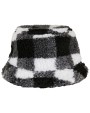 FLEXFIT Sherpa Check Bucket Hat Bob-Mützen personalisierbar