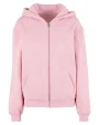 Sweaters & hoodies BUILD YOUR BRAND Ladies Loose Fit Zip Hoody voor bedrukking &amp; borduring