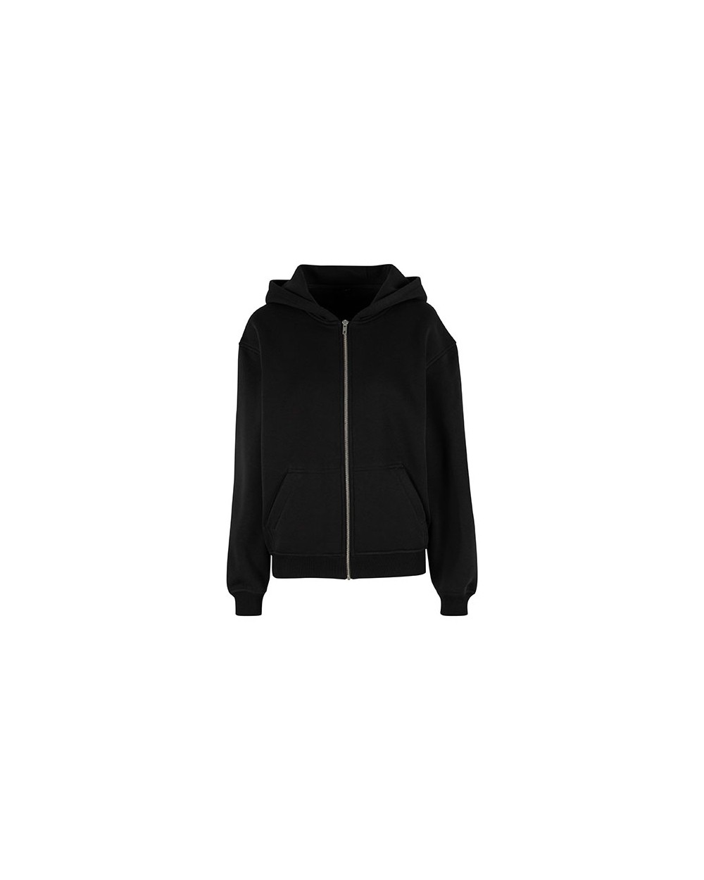 Sweaters & hoodies BUILD YOUR BRAND Ladies Loose Fit Zip Hoody voor bedrukking &amp; borduring
