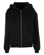 Sweaters & hoodies BUILD YOUR BRAND Ladies Loose Fit Zip Hoody voor bedrukking &amp; borduring