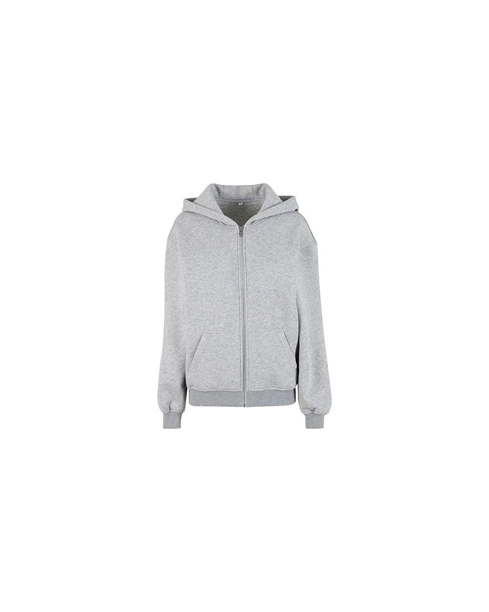 BUILD YOUR BRAND Ladies Loose Fit Zip Hoody Sweatshirts personalisierbar