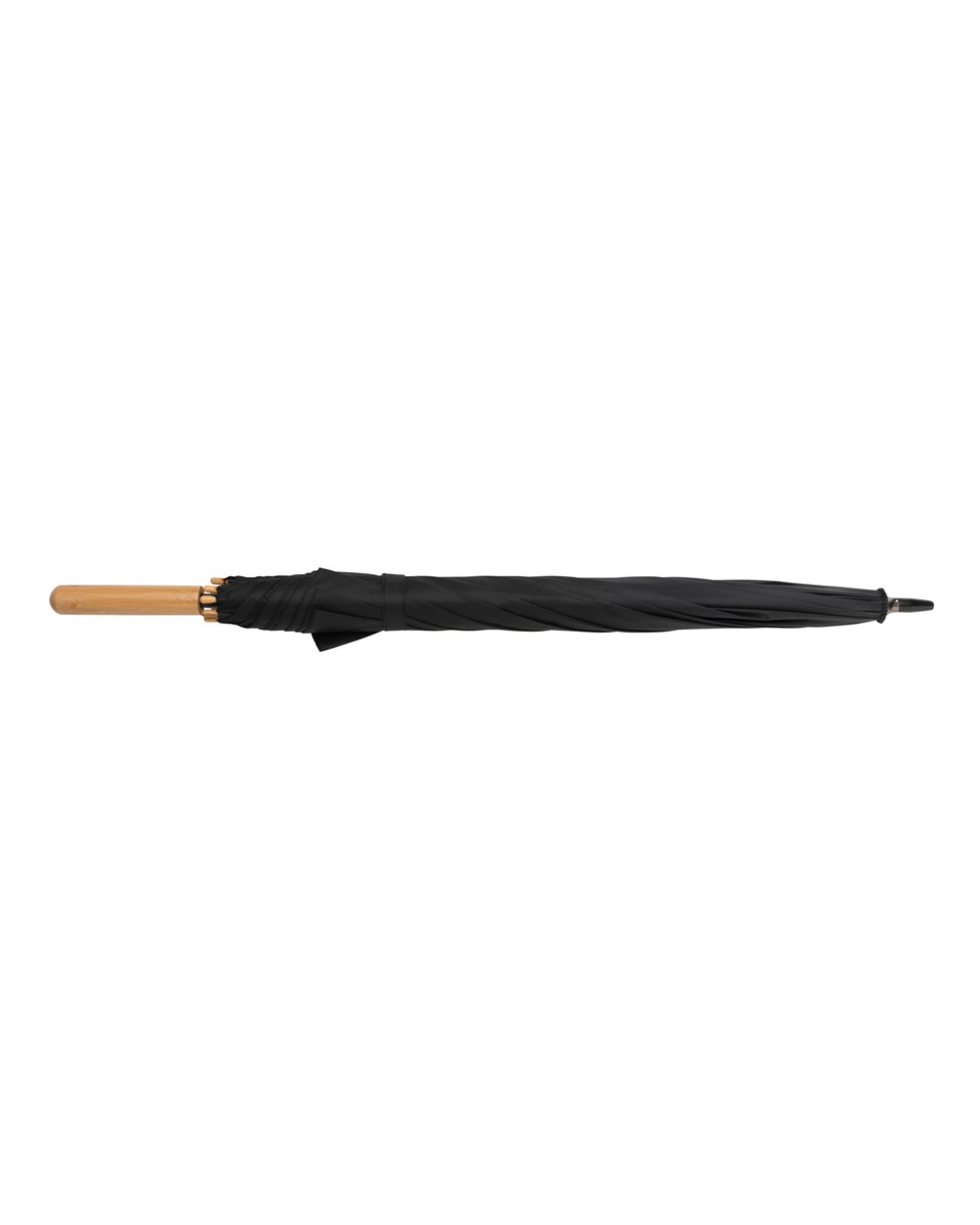 4DO 23" Impact AWARE™ RPET 190T Auto-Open Bambus-Schirm Regenschirme personalisierbar