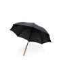 4DO 23" Impact AWARE™ RPET 190T Auto-Open Bambus-Schirm Regenschirme personalisierbar