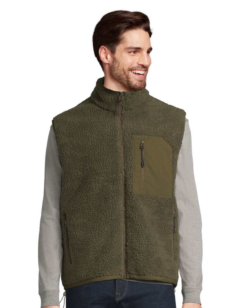 SOL'S Unisex Sherpa Bodywarmer Fury Jacken personalisierbar