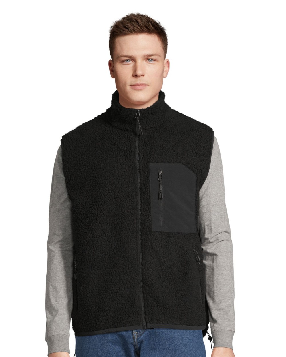 Jassen SOL'S Unisex Sherpa Bodywarmer Fury voor bedrukking &amp; borduring