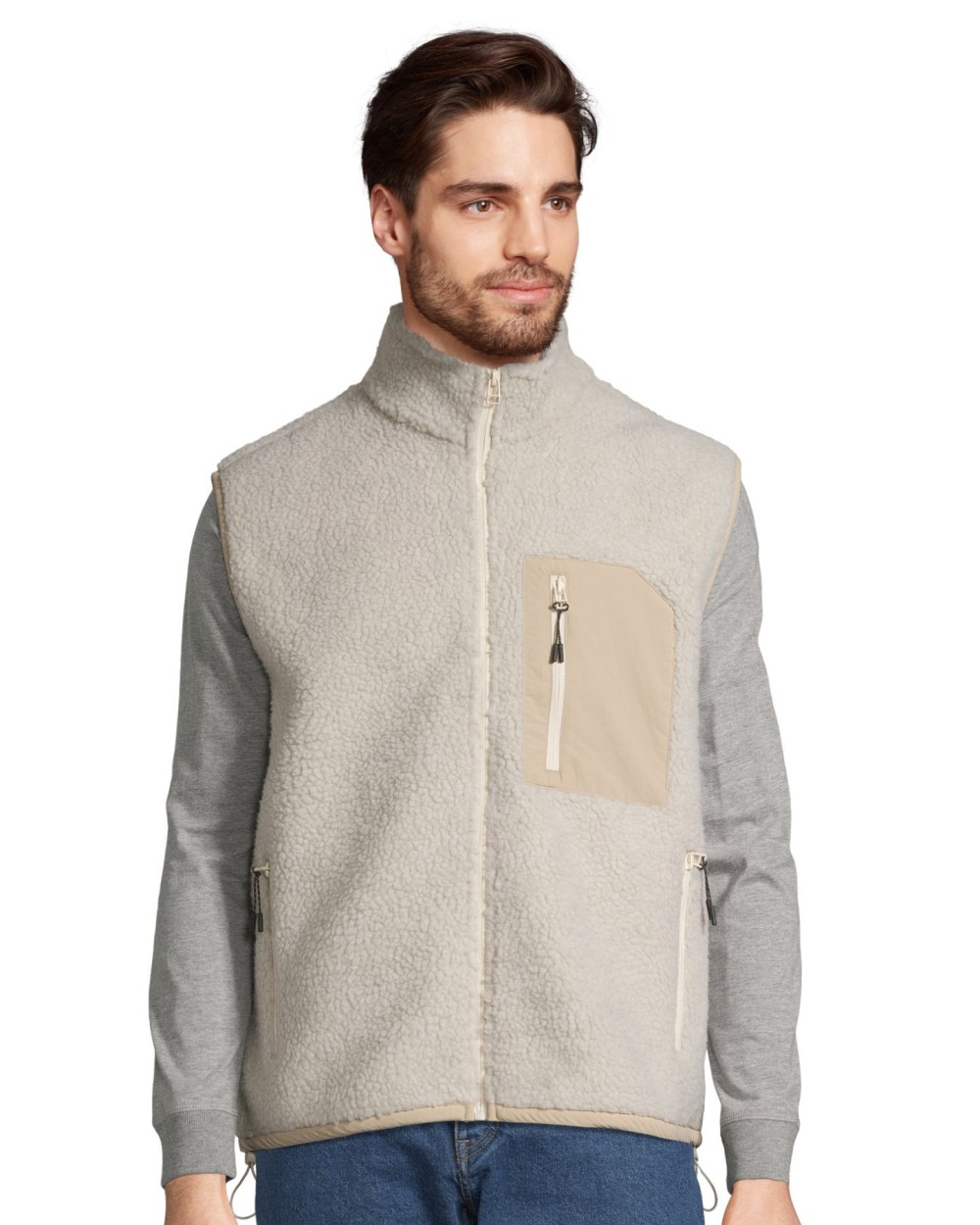 SOL'S Unisex Sherpa Bodywarmer Fury Jacken personalisierbar