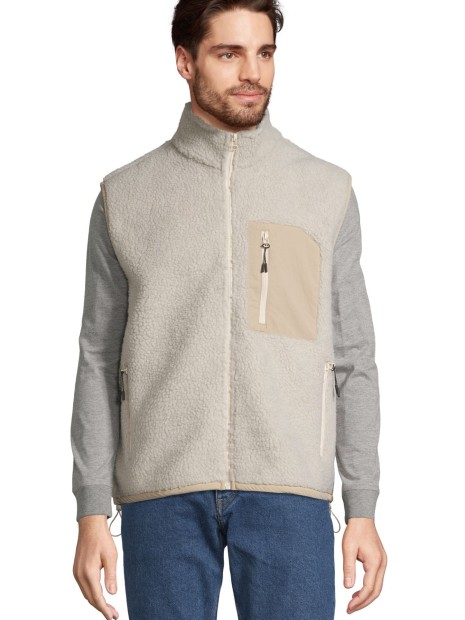 Vestes à personnaliser SOL'S Unisex Sherpa Bodywarmer Fury 